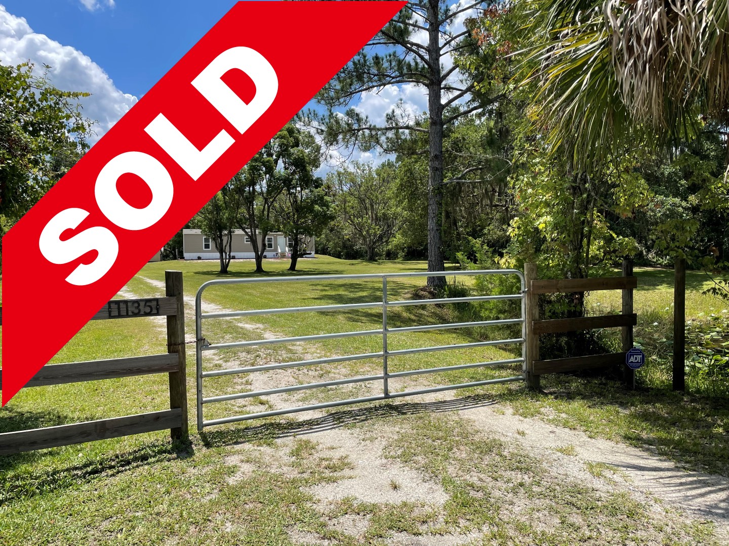 SOLD! Samsula – Lake Ashby! Newer manufactured home on acreage!